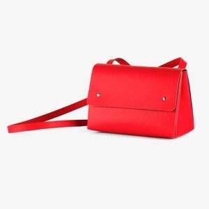 Walk With Me Deren Triangle Bucket II Red Bag